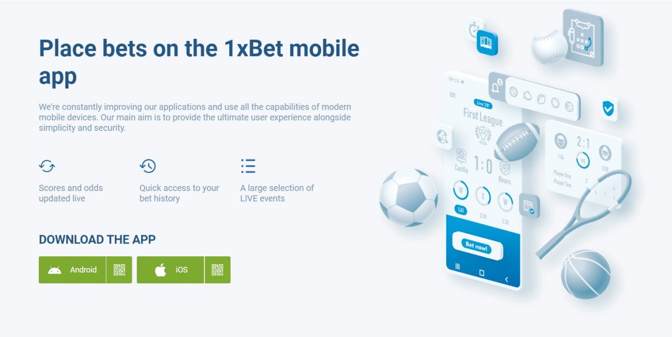 1xBet Apk Old Version for Android Devices
